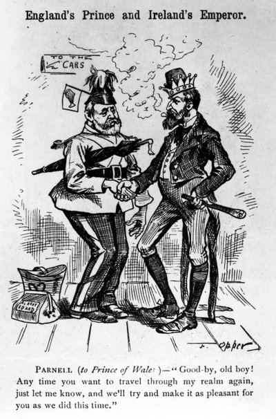 El Príncipe de Inglaterra y el Emperador de Irlanda, ilustración de 